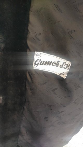Abrigo pelo negro talla 44
