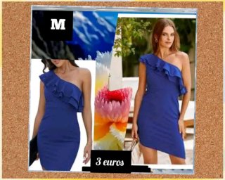 Vestido azul talla M