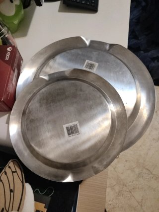 Platos de acero inoxidable