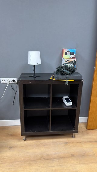 Estantería Negra Madera