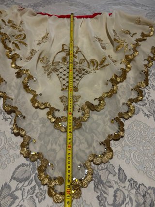 Manteleta Fallera Vintage Bordada