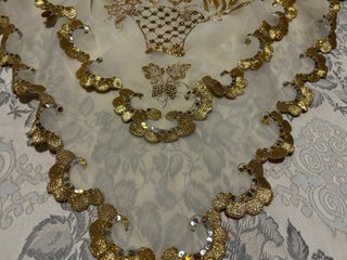 Manteleta Fallera Vintage Bordada