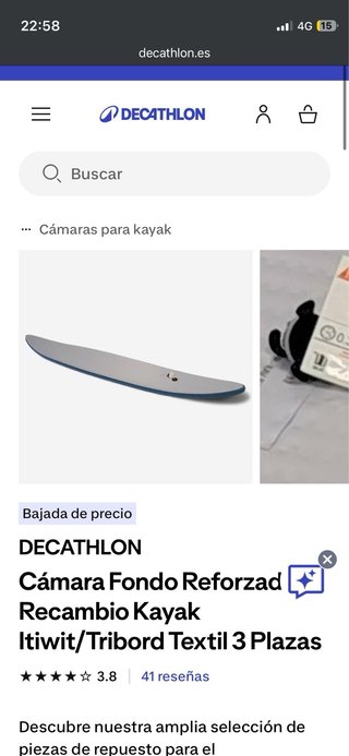 Kayak hinchable Itiwit Decathlon