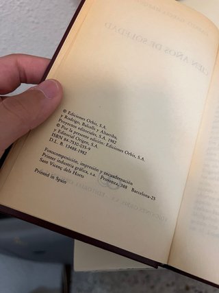 Cien años de soledad NUEVO