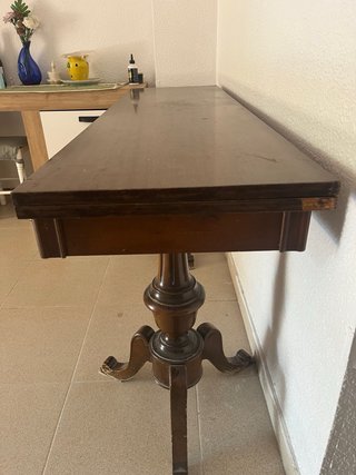Mesa extensible de madera