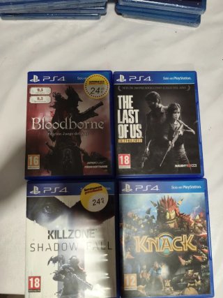 Lote 4 Juegos PS4: Bloodborne, The Last of Us, Kil