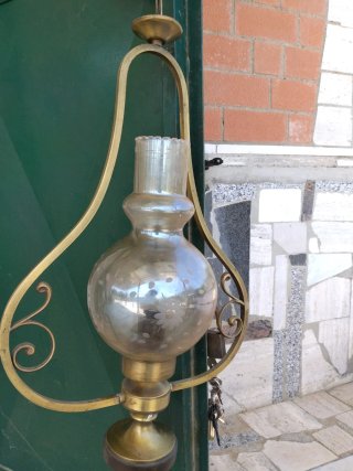Lampadari in stock set da 3pz vetro e metallo