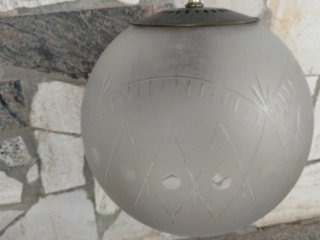Lampadari in stock set da 3pz vetro e metallo