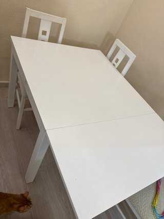 Mesa de salón y 4 sillas