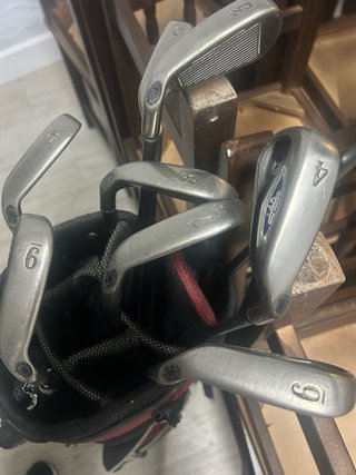 Bolsas y palos de golf