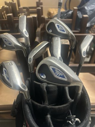 Bolsas y palos de golf