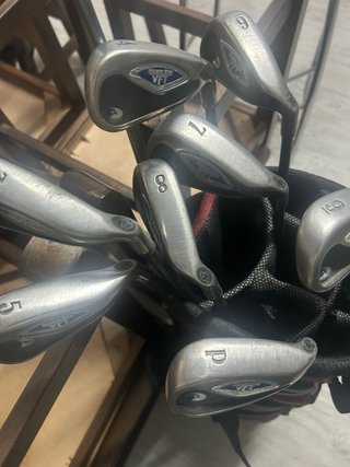 Bolsas y palos de golf