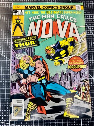 Comic USA The Man Called Nova #4 (1976) Key Bronze