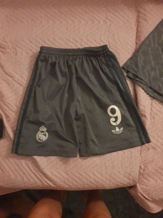 Camiseta Real Madrid Adidas Gris Talla M