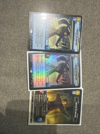 3x Anakin Skywalker Champion of Mortis Star Wars T