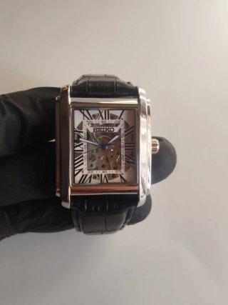 Reloj seiko mod tank automatico 40mm skeleton