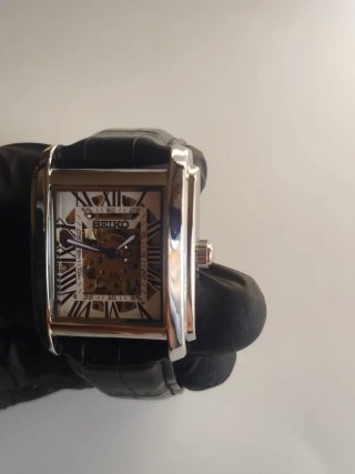 Reloj seiko mod tank automatico 40mm skeleton