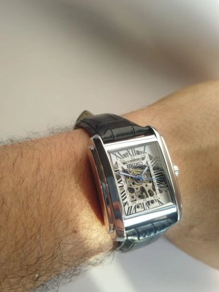 Reloj seiko mod tank automatico 40mm skeleton