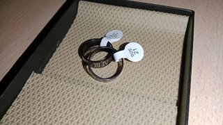 Anillo con números romanos