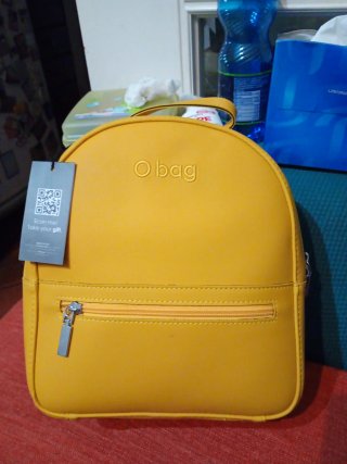 Zainetto O bag giallo nuovo