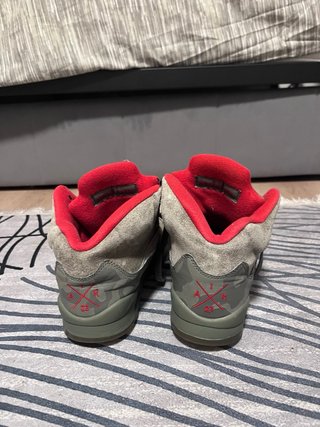 Air Jordan 5 Retro Gris Rojo