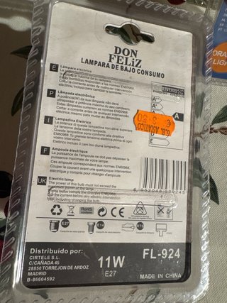 Bombillas LED Aigostar Naranja y Verde