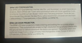 Proyectores LED Puertas BMW 50mm