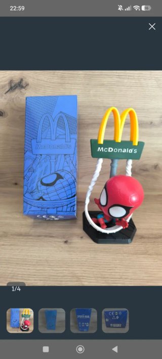 Figura Spiderman McDonald's
