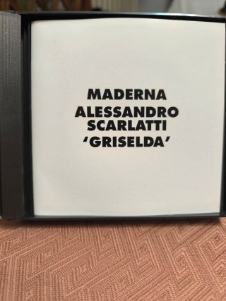 A. Scarlatti Griselda - ópera en 3 CDs