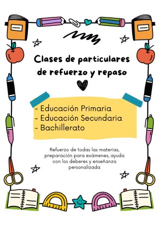 Clases particulares y de refuerzo