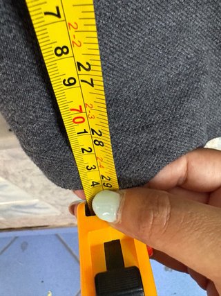 Polo Lacoste Vintage XXL Grigio Antracite Cotone