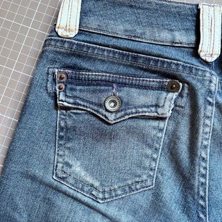 Pantalones vaqueros 3/4 con cremalleras, Colcci XS