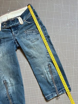 Pantalones vaqueros 3/4 con cremalleras, Colcci XS