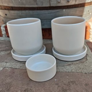 Set 3 Vasi Beige in Ceramica