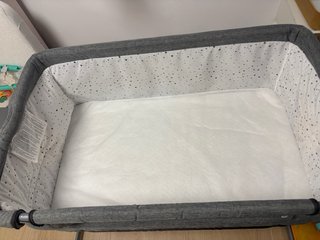 Cuna colecho Kinderkraft gris