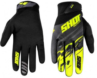 Guantes T-M Shot Ventury Grey Neon Yllw