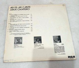 LP Vinilo Juan Cantero Asi Es Mi Cante