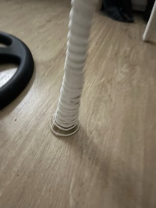 Silla de terraza mimbre blanco