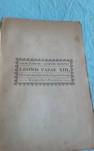 Libro Antico Leonis Papae XIII - Vol. IV
