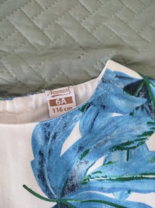 Vestido niña estampado floral talla 6