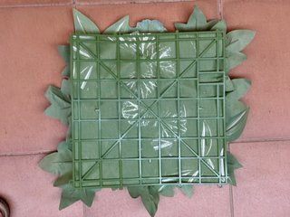 15 Plantas Artificiales Decoración Pared 25x25cm