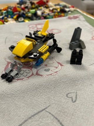 Set Lego 7770 Deep Sea Treasure Hunt incompleto