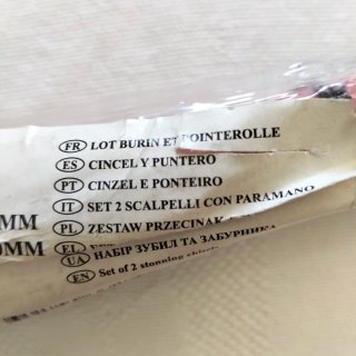 2 cinceles y punteros