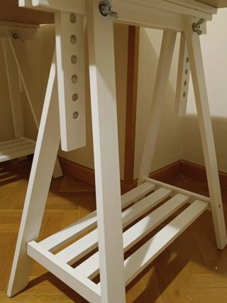 Mesa Tablón y Caballetes Ikea 120x60