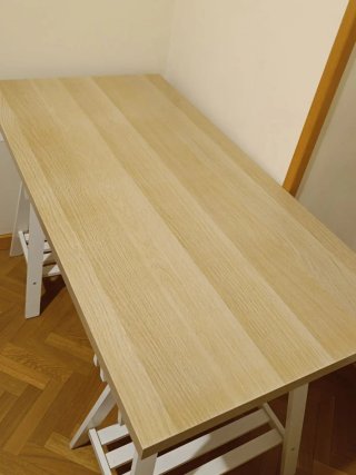 Mesa Tablón y Caballetes Ikea 120x60