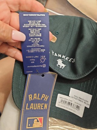 Gorra Ralph Lauren Yankees Verde