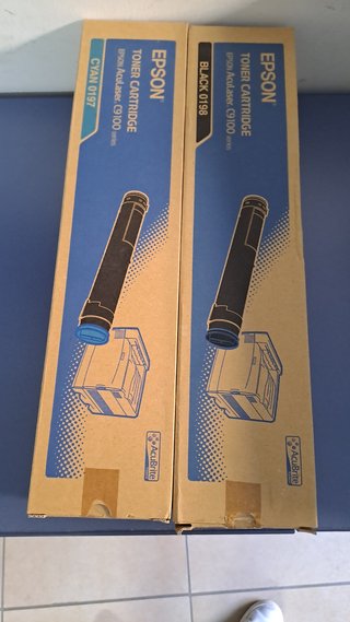 Toner Epson AcuLaser C9100 Nero e Ciano