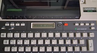 Macchina da scrivere elettrica Brother EP-20
