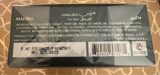 Hawas Malibu Rasasi Perfume Árabe Original