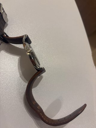 Reloj Daniel Wellington Cuero Marrón y Plata